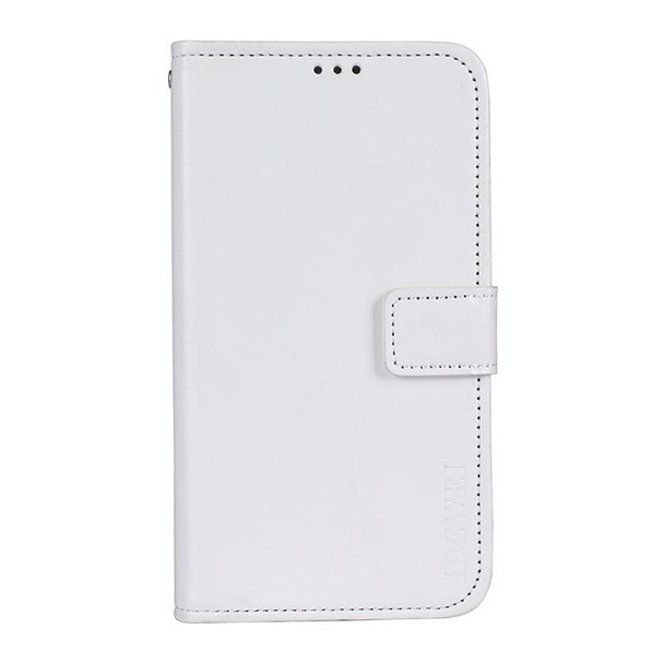 idewei Crazy Horse Texture Horizontal Flip Leather Case with Holder & Card Slots & Wallet - vivo iQOO 8 Pro(White)