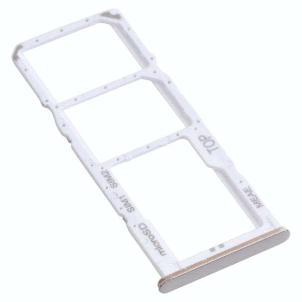 SIM Card Tray + SIM Card Tray + Micro SD Card Tray for Samsung Galaxy M51 SM-M515 (Silver)