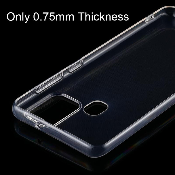 Samsung Galaxy A21s 0.75mm Ultra-thin Transparent TPU Soft Protective Case