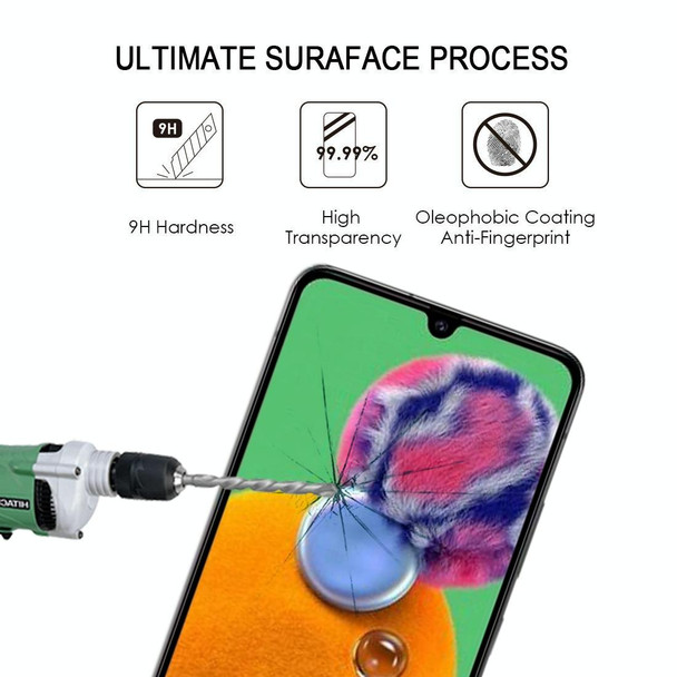 25 PCS 9H Surface Hardness 2.5D Full Glue Full Screen Tempered Glass Film - Galaxy A91