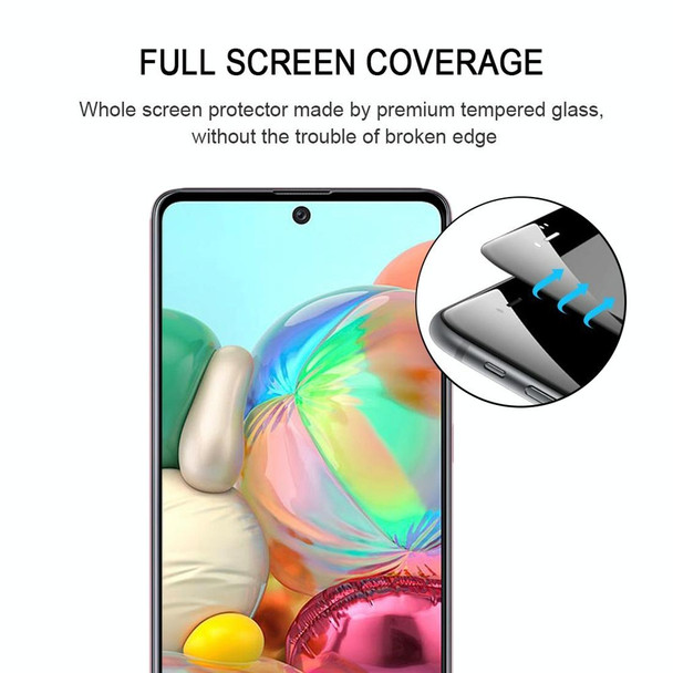 25 PCS 9H Surface Hardness 2.5D Full Glue Full Screen Tempered Glass Film - Galaxy A71 / A71s 5G UW