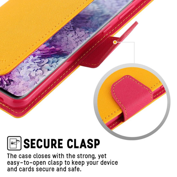GOOSPERY FANCY DIARY - Galaxy S20+ Horizontal Flip PU Leather Case, with Holder & Card Slots & Wallet(Purple)
