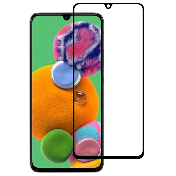 Galaxy A81 9H Surface Hardness 2.5D Full Glue Full Screen Tempered Glass Film