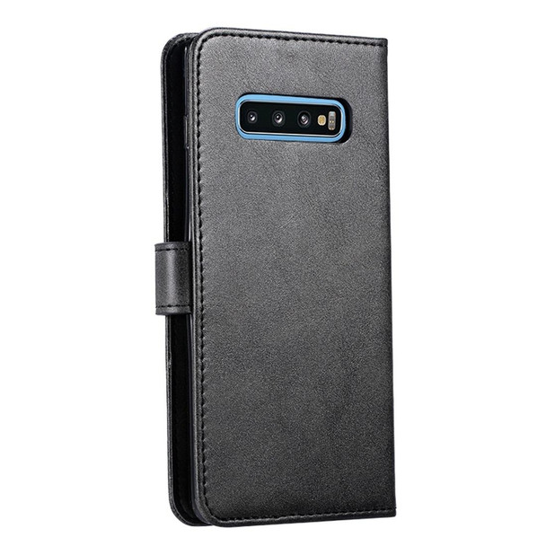 Galaxy S10 GUSSIM Business Style Horizontal Flip Leather Case with Holder & Card Slots & Wallet(Black)
