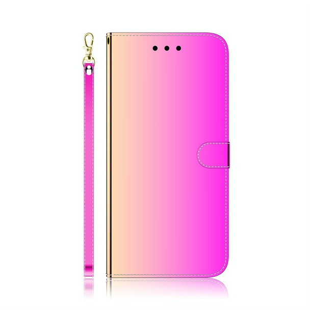 Galaxy S9+ Imitated Mirror Surface Horizontal Flip Leather Case with Holder & Card Slots & Wallet & Lanyard(Gradient Color)