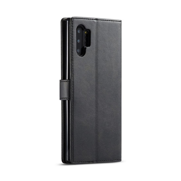 Galaxy Note 10 Plus LC.IMEEKE Calf Texture Horizontal Flip Leather Case, with Holder & Card Slots & Wallet(Black)