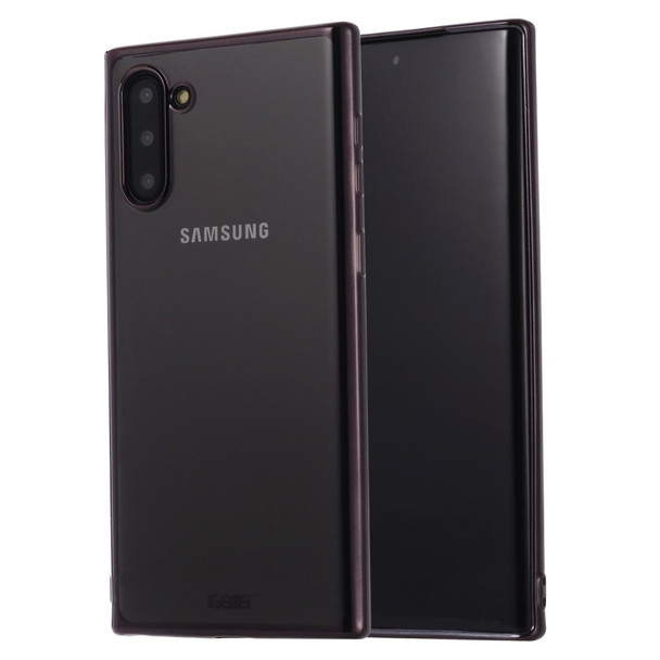 Galaxy Note 10 GEBEI Plating TPU Shockproof Protective Case(Black)