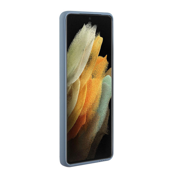 Samsung Galaxy S21 Ultra 5G Card Slot Design Shockproof TPU Protective Case(Gray)