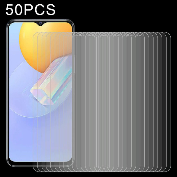 vivo Y31 50 PCS 0.26mm 9H 2.5D Tempered Glass Film