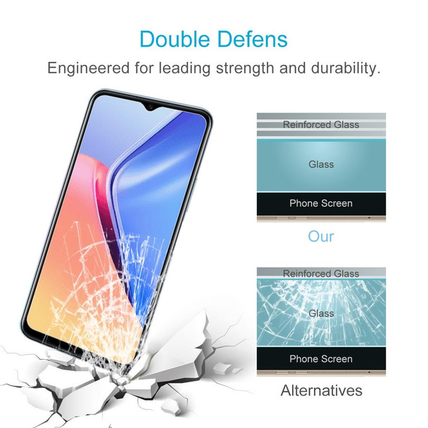 vivo iQOO U3 / iQOO U5 50 PCS 0.26mm 9H 2.5D Tempered Glass Film