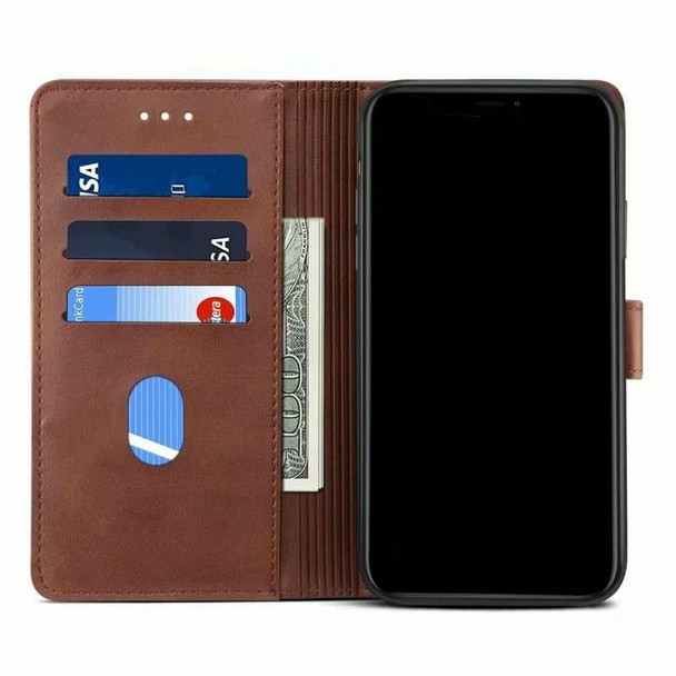 Samsung Galaxy A52 5G/4G GUSSIM Business Style Horizontal Flip Leather Case with Holder & Card Slots & Wallet(Brown)