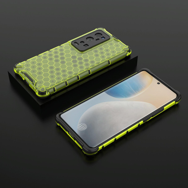 vivo X60 Pro+ 5G Shockproof Honeycomb PC + TPU Case(Green)