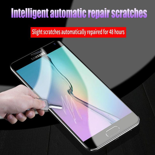25 PCS Soft Hydrogel Film Full Cover Front Protector with Alcohol Cotton + Scratch Card for Galaxy S8