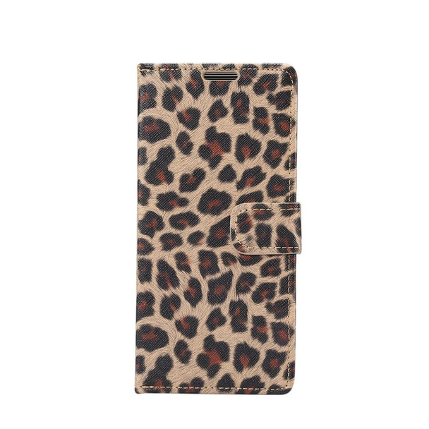 Leopard Pattern Horizontal Flip Leather Case with Holder & Card Slots for Galaxy Note 10(Brown)