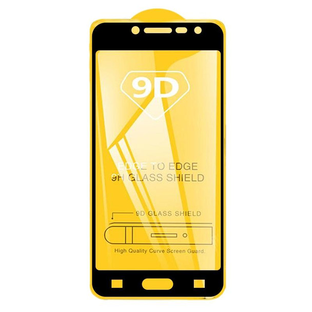 25 PCS 9D Full Glue Full Screen Tempered Glass Film - Galaxy J2 Prime