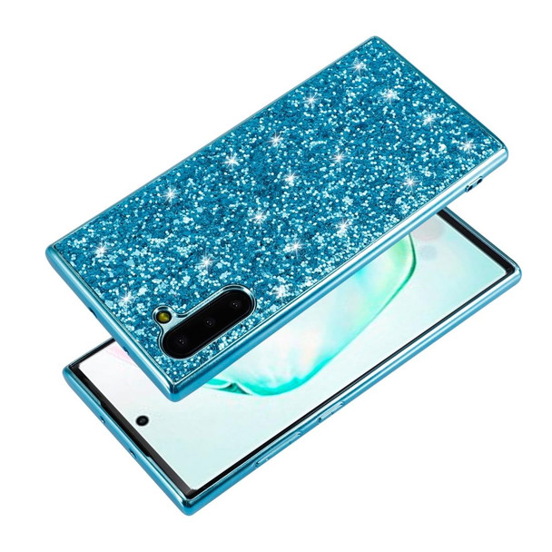 Plating Glittery Powder Shockproof TPU Case - Galaxy Note 10(Red)