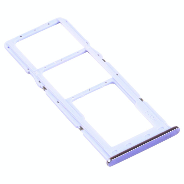 SIM Card Tray + SIM Card Tray + Micro SD Card Tray for Samsung Galaxy A32 SM-A325 (Purple)