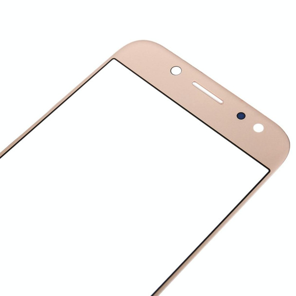 10 PCS Front Screen Outer Glass Lens for Samsung Galaxy J7 (2017) / J730(Gold)