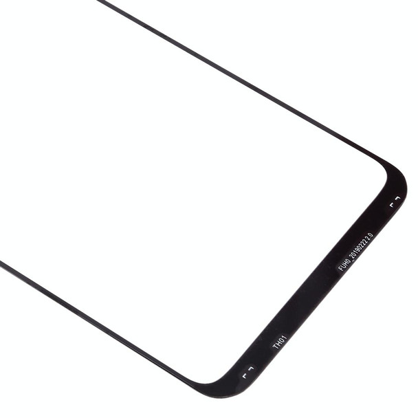 10 PCS Front Screen Outer Glass Lens for Samsung Galaxy A20 (Black)