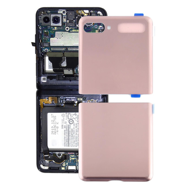 Battery Back Cover for Samsung Galaxy Z Flip 5G SM-F707 (Pink)