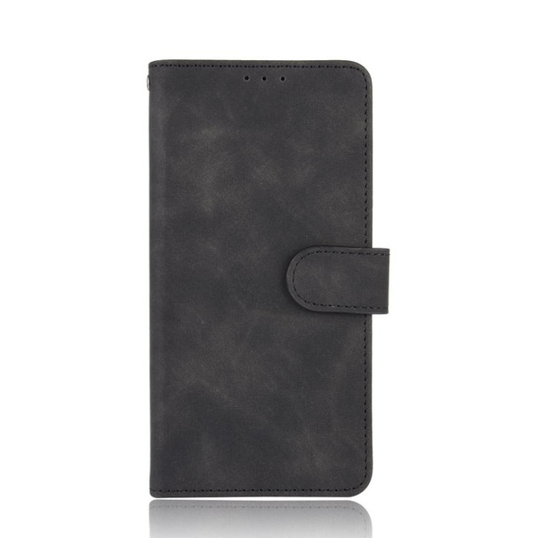 vivo V20 4G (Indian Version) Solid Color Skin Feel Magnetic Buckle Horizontal Flip Calf Texture PU Leather Case with Holder & Card Slots & Wallet(Black)