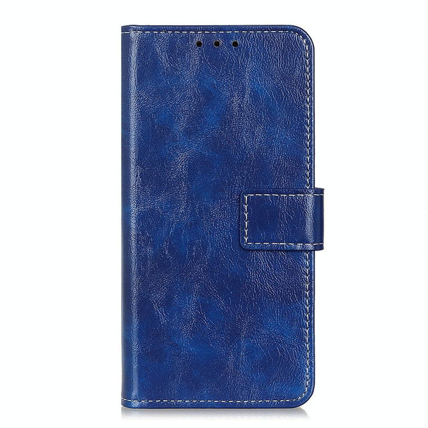 Samsung Galaxy S30 Ultra / S21 Ultra Retro Crazy Horse Texture Horizontal Flip Leather Case with Holder & Card Slots & Photo Frame & Wallet(Blue)