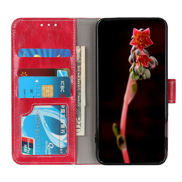 Samsung Galaxy S30 Ultra / S21 Ultra Retro Crazy Horse Texture Horizontal Flip Leather Case with Holder & Card Slots & Photo Frame & Wallet(Red)