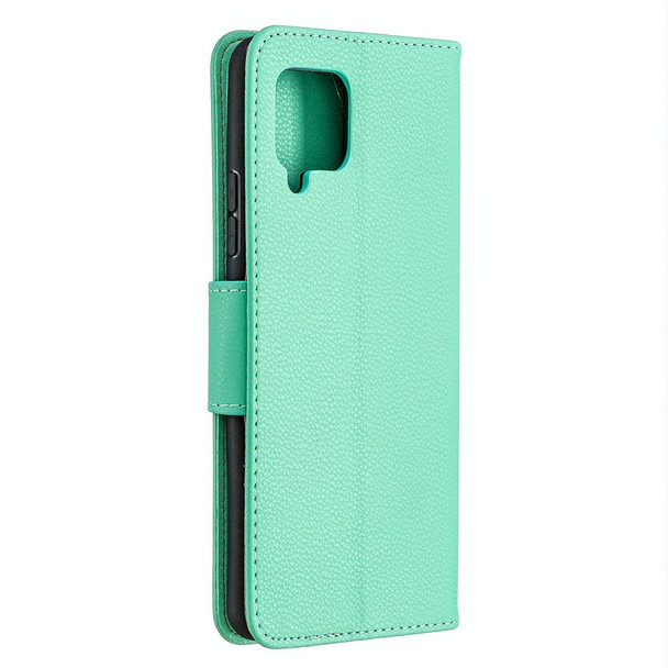 Samsung Galaxy A42 5G Litchi Texture Pure Color Horizontal Flip PU Leather Case with Holder & Card Slots & Wallet & Lanyard(Green)