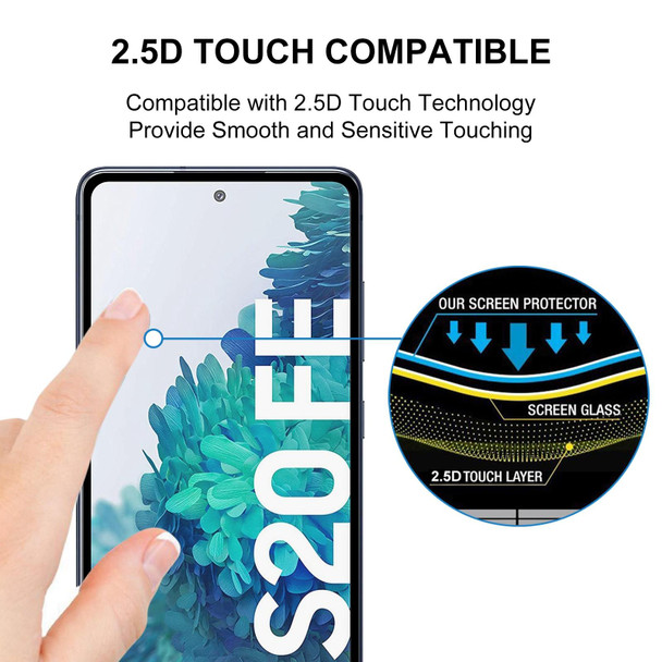 Samsung Galaxy S20 FE 5G / S20 FE 2022 Full Glue Full Screen Tempered Glass Film