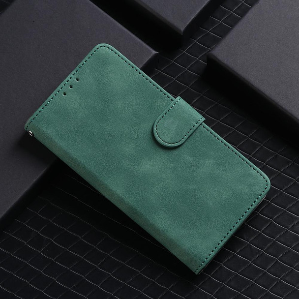 Vivo Y20 / Y20i (Indian) Solid Color Skin Feel Magnetic Buckle Horizontal Flip Calf Texture PU Leather Case with Holder & Card Slots & Wallet(Green)