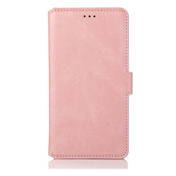 Samsung Galaxy S10e Retro Magnetic Closing Clasp Horizontal Flip Leather Case with Holder & Card Slots & Photo Frame & Wallet(Rose Gold)