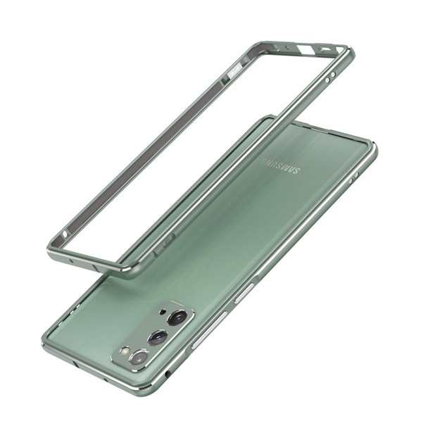 Samsung Galaxy Note20 Ultra Aluminum Alloy Shockproof Protective Bumper Frame(Ice Mint)