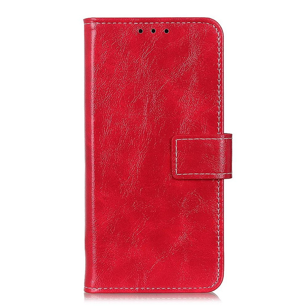 Samsung Galaxy M31s Retro Crazy Horse Texture Horizontal Flip Leather Case with Holder & Card Slots & Photo Frame & Wallet(Red)