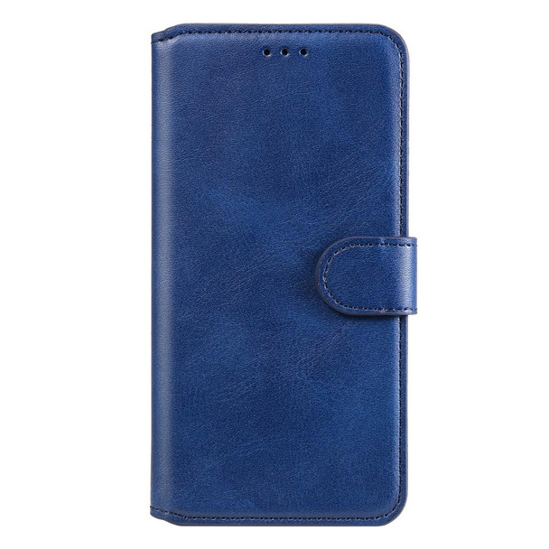 Samsung Galaxy A21s Classic Calf Texture PU + TPU Horizontal Flip Leather Case, with Holder & Card Slots & Wallet(Blue)