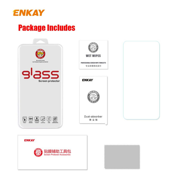 Samsung Galaxy M31s ENKAY Hat-Prince 0.26mm 9H 2.5D Curved Edge Tempered Glass Film