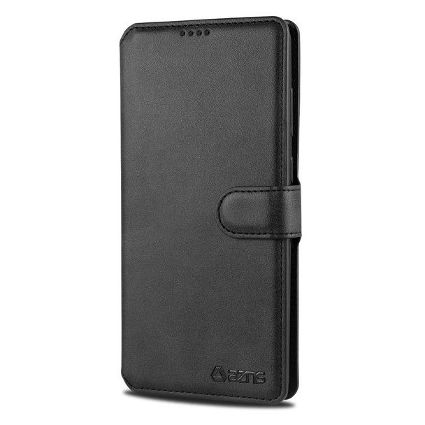 Samsung Galaxy Note20 Ultra AZNS Calf Texture Horizontal Flip Leather Case with Holder & Card Slots & Wallet & Photo Frame(Black)