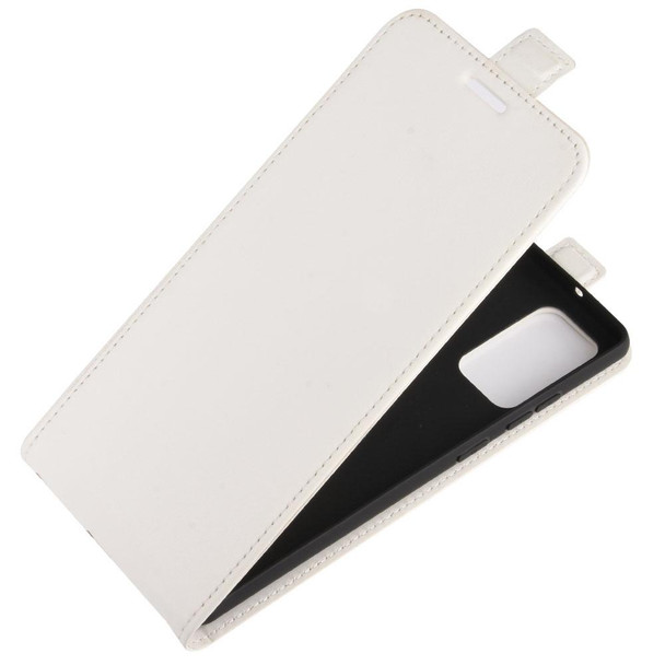 Samsung Galaxy Note20 R64 Texture Single Vertical Flip Leather Protective Case with Card Slots & Photo Frame(White)