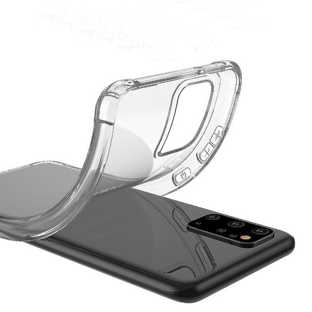 Samsung Galaxy A71 4G Four-Corner Anti-Drop Ultra-Thin Transparent TPU Phone Case(Transparent)