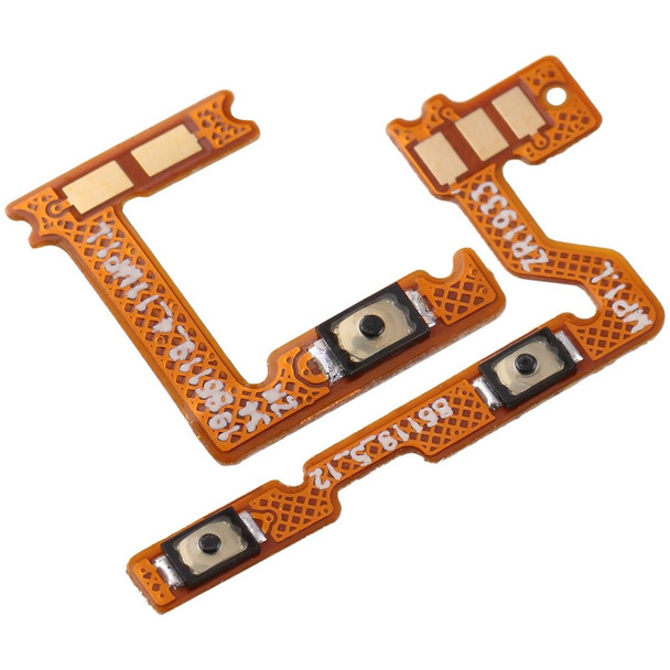 1 Pair Power Button & Volume Button Flex Cable for Galaxy A20S