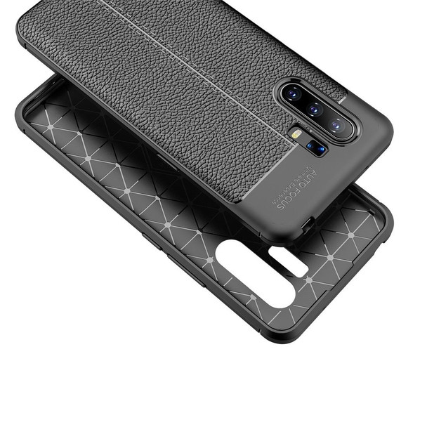 Vivo X30 Pro Litchi Texture TPU Shockproof Case(Navy Blue)