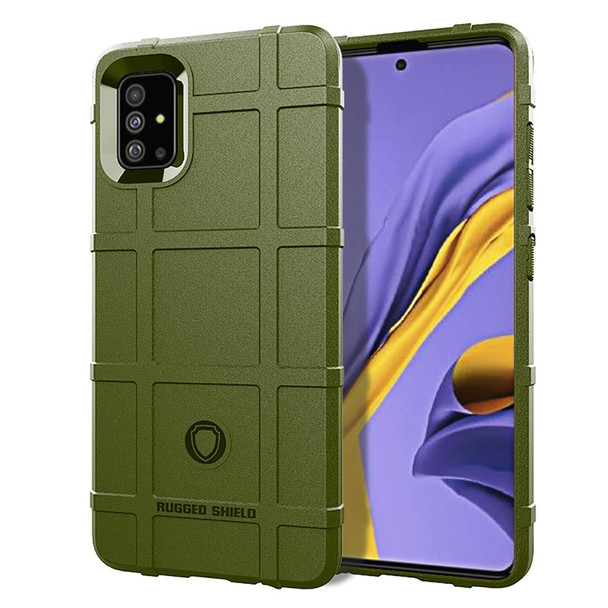 Galaxy A51 Full Coverage Shockproof TPU Case(Army Green)
