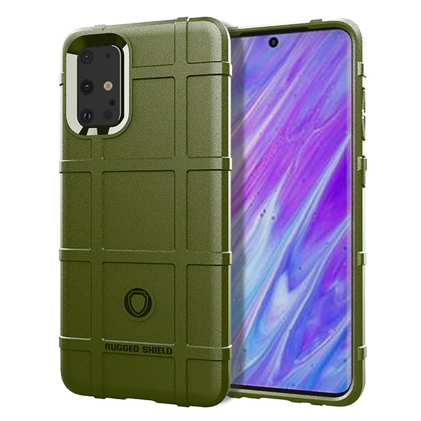 Galaxy S20+ Full Coverage Shockproof TPU Case(Army Green)