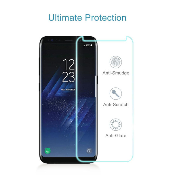 25 PCS - Galaxy S8 / G950 Case Friendly Screen Curved Tempered Glass Film (Transparent)