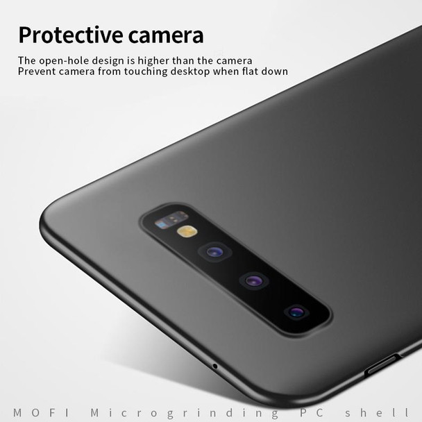 Galaxy S10 MOFI Frosted PC Ultra-thin Hard Case(Black)