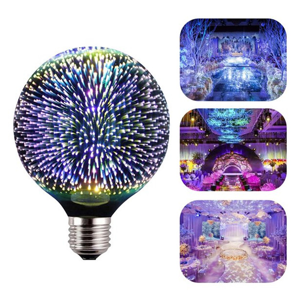 3D 4W Fireworks Bulb