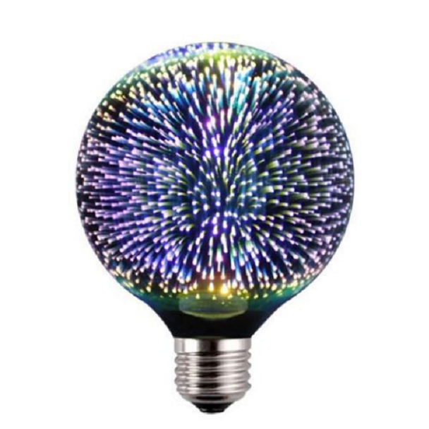 3D 4W Fireworks Bulb