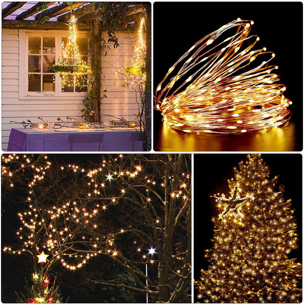 Solar Copper Wire String Light