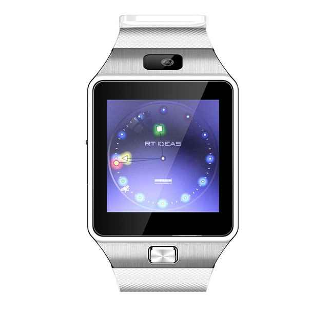 DZ09 1.56 inch Screen Bluetooth 3.0 Android 4.1 OS Above Smart Watch Phone with Bluetooth Call & Call Reminder & Sleep Monitor & Pedometer & Sedentary Reminder & Calendar & SMS & Audio and Video Player & Anti-loss Function(White)