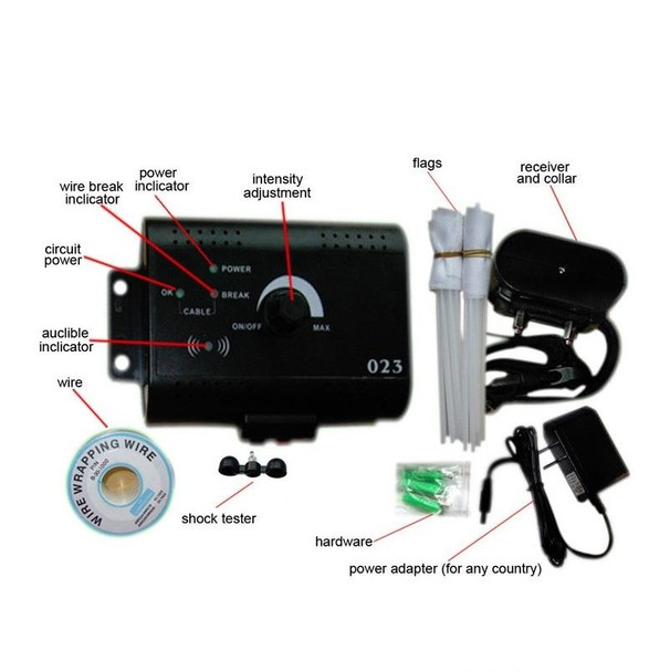 Pet Electronic Fence Pet Control Protective Fence, Plug Specifications:US Plug