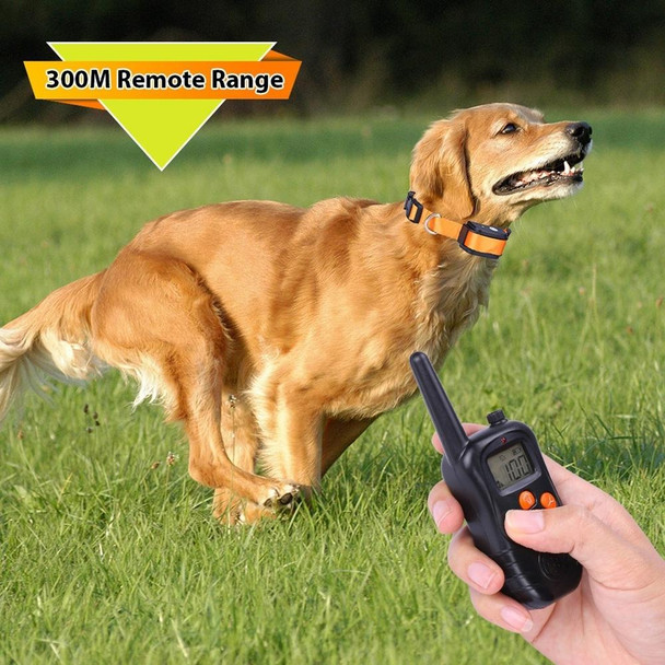 998DC Bark Stopper Remote Control Electric Shock Collar Dog Training Device, Plug Type:AU Plug